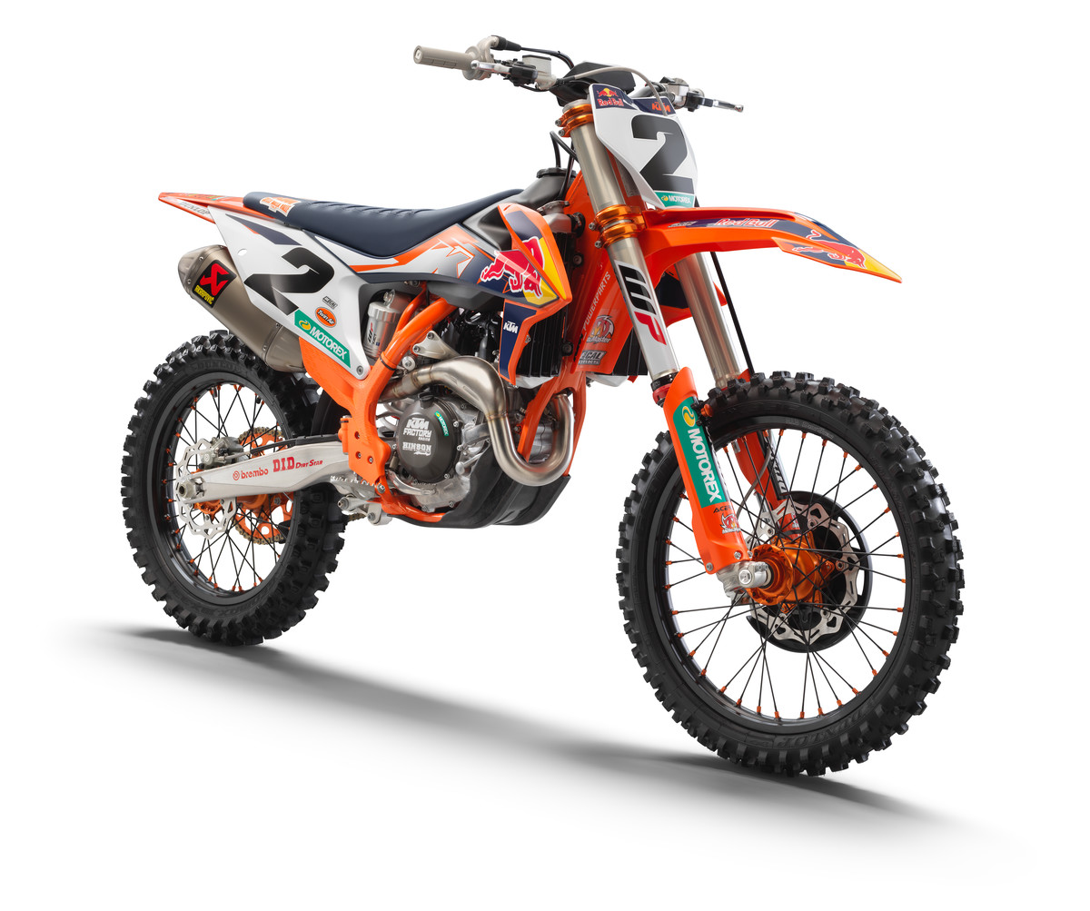 KTM 450 SX dirt bike available for rental